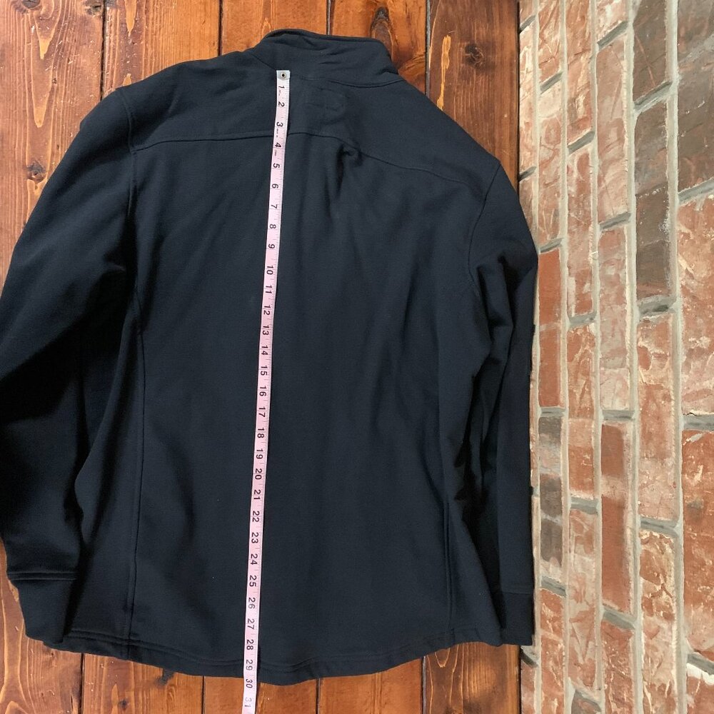 Bulwark Protection Men's Black Large Regular Flame Resistant FR Full Zip Jacket - Picture 13 of 16